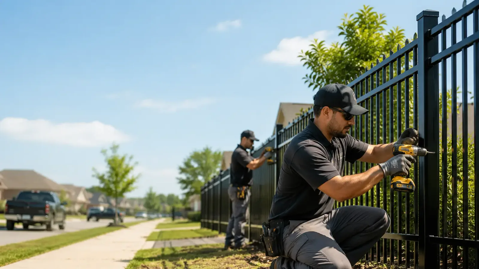 Metal Fence Installation in Panama, IA